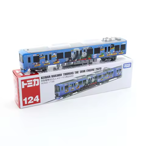 Takara Tomy Long Type Tomica No.124 Keihan Electric Railway Thomas 2020 Train 1/135 Diecast Automoti