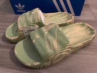 US11 歐洲版 Adidas  Originals Adilette Slides 22 magic lime desert sand gy1597 拖鞋