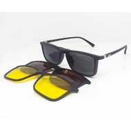 Magneto 2.0 FULL UPGRADE 4IN1 Ibnusina Eyewear Lens Magnet Clip Polarized Anti Glare All Weather 90 