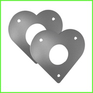 Bird House Entrance Guard 2-Pack Heart-Shaped Metal Bird House Defense Protective Entrance Replaceme