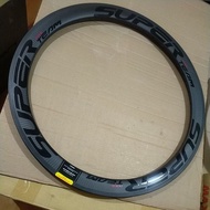 Superteam Riderz 50mm 21hole G3 carbon road bike rim last display piece rim brake