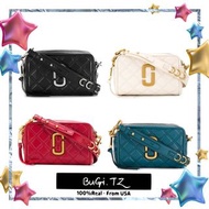 [美國正品Marc Jacobs]100%REAL & Authentic 新款 marc jacobs包包 相機包 單肩包 斜揹包 Mj女裝包 肩背包 菱格側背包 雙拉鏈方包 🎁原廠包裝防塵袋、防潮