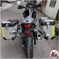 SIDE BOX WITH RACK SUZUKI V-STROM 650 (SILVER)