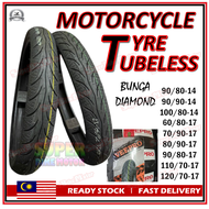 VEEPRO VP3D Motorcycle Tubeless Tyre Bunga Diamond 60/80-17 70/90-17 80/90-17 110/70-17 120/70-17 90