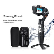 iSteady Pro 4 Gimbal for GoPro 11/10/9/8/7/6/5 DJI OSMO Insta360 One R Action Camera 3-Axis Handheld Stabilizer
