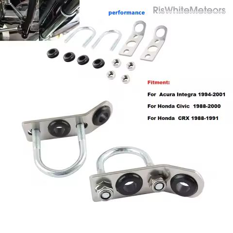 Radiator Relocation Bracket Traction Bar Racing replacement for 88-00 Honda Civic EG EK 94-01 DC2 Ac