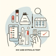 HIV and Syphilis rapid test kit (finger prick)