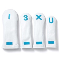 Japanese Korean Leather Stitching Color golf Club Cover golf Iron 1/3/X/U Size Set PU Leather Waterp