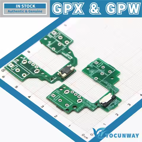 New Mouse PCB for GPW GPX Welding Free GPRO Wireless GPRO X Superlight Accessories Assembly with Mic