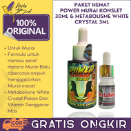 "PAKET HEMAT POWER MURAI KONSLET 30ML DAN METABOLISME WHITE CRYSTAL 3ML"