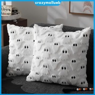 Halloween Ghost Pillow Cover Ghost Throw Pillow Case 18x18 Inch Couch Cushion Case Cute Spooky Throw