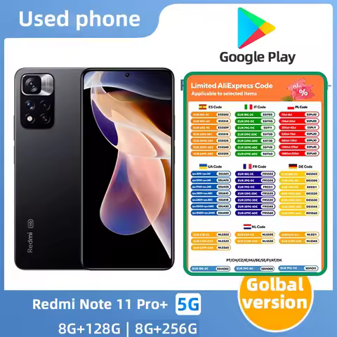 Redmi note 11 pro+ plus 5G Android 6.6 inch 2400x1080px RAM 8GB ROM 256GB 4400mAh Supercharge 120W u