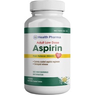 Aspirin 81 mg (1000 Enteric Coated Tablets) | Adult Low Dose Strength Pain Reliever (NSAID) | Safe P