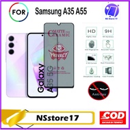 LAYAR Anti-Scratch Ceramic Matte Spy Samsung A35 A35 5G A55 A55 5G Anti-Shatter Mobile Phone Screen 