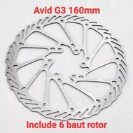Avid G3 160Mm Rotor - Bicycle Rotor - Bicycle Disc