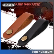 [yolanda2.sg] Leather Electric Guitar Strap Holder Button Safe Lock Belt for Bass Ukulele