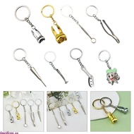 liweikeaa Sturdy Zinc Alloy Tooth Shaped Keychain Portable Accessory for Dental Clinics and Industry