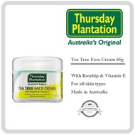 Thursday Plantation Tea Tree Face Cream 65g 100% Pure Tea Tree Oil, Blemish, Moisture, Macadamia Oil,Rosehip Oil, Vitami