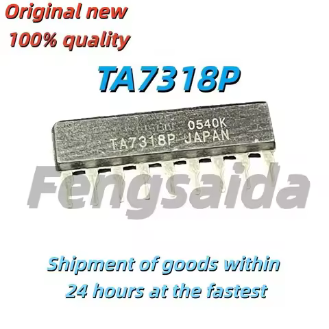 2PCS Brand New Original TA7318P Packaged ZIP-9 Level Meter Driver Circuit IC Chip