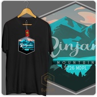 Kaos Gunung Rinjani kaos pendaki indonesia kaos distro pria wanita kaos camping outdoor man tshirt