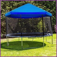 Trampoline Sun Protection Cover Dust-Proof Foldable Protective Cover Blue Sunproof Trampoline Cover 