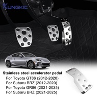 Gas Accelerator Pedal Foot Pedal AT MT Cover For Subaru BRZ Toyota GT86 GR86 2012-2024 2025 LHD RHD 