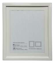 Premo Modern Mounted Photo Frame-8R/10R(White)