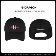 [G-DRAGON] GD Ubermensch Ball Cap Black
