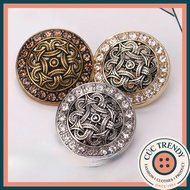 Combo of 5c Vest Buttons size 18 23 high quality metal HC31, High Quality Fashion Buttons