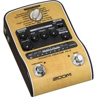 ZOOM AC-2 Acoustic Guitar Preamp Beige (Main unit + Adapter)  
Dual Piezo Magnetic Pickup Switch, DI