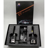 หลอดไฟหน้า LED 2Pcs ไฟหน้ารถยนต์ LED C7 H7 12V