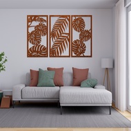 HIASAN DINDING Monstera LEAVES WALL DECORATIONS DISPLAY WALL LEAVES WALL DECOR LEAVES MONSTERA FLOWE