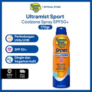 BERKUALITAS Banana Boat Ultramist Sport Coolzone Sunscreen Spray SPF