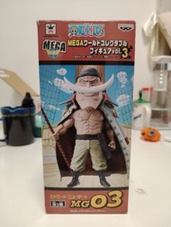 WCF One Piece 海賊王 白鬍子 白胡子 一番賞 Mega  MG03 日版 金標