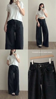 FADTHINGS : thunder black wash denim 🌪️🌪️