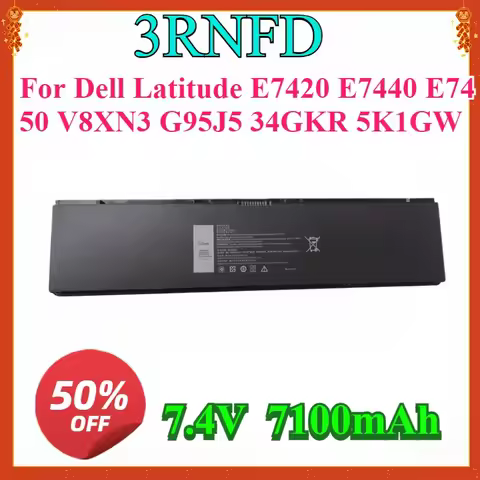 New 7.4V 54WH 3RNFD Laptop Battery for Dell Latitude E7420 E7440 E7450 V8XN3 G95J5 34GKR 5K1GW