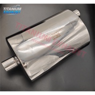 TABUNG BELAKANG S FLOW HKS OVAL MUFFLER EXHAUST