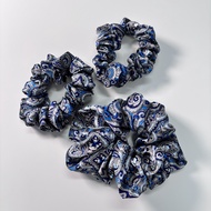 3 cái/bộ-Lớn trung bình nhỏ 100% xác thực lụa dâu tằm 16 momme Crepe satin scrunchies dây buộc tóc