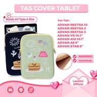 Tablet Case Bag Advan Tab Sketch 3 2 1 A10 A8 Xtab VX W80 W90 W100 Tab 8001 Tab 8002 Tab 8 Tab 8003 