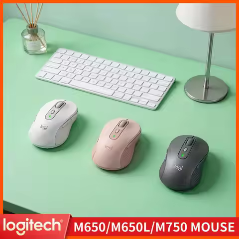 Logitech M650/M650L Wireless Mouse - Sustainable Build, Advanced Optical Sensor, Ergonomic Contour,