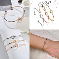 NCE Love Knot Bracelets Adjustable Alloy Can't Tie The Knot Wedding Fashion Tie The Knot