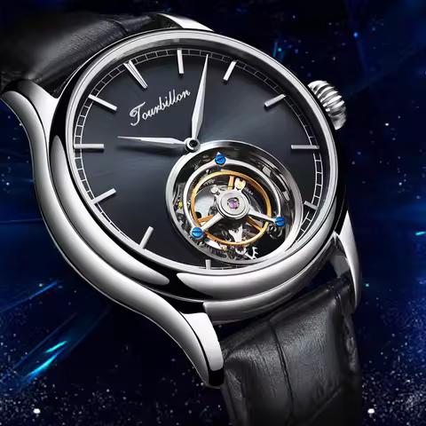 AESOP New Original Real Flying Tourbillon Movement Watch For Men Waterproof Mechanical Watches Men S