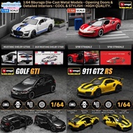 COUMTTERTVBB Bburago Ferrari, 1:64 Scale SF90 1:64 Die-Cast Car‌ Model, Original 911 GT2 RS GT500 Al
