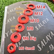 ORIGINAL SALAYA 🇻🇳 WASHER SALAYA 4 COLOUR ALLOY ORIGINAL M6 M8 M10 M12 M14 SCREW SKRU COVERSET CASIN