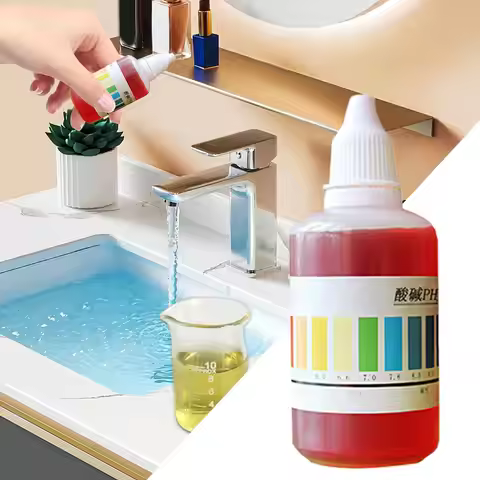 50ml PH Test Drop Water Quality Tester Accurate PH Water Tester Portable PH Levels Tester Aquarium W