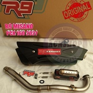 Knalpot Racing New Pcx 160 - R9 Misano Ss Black Series