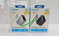 ⭕🌟全新行貨🌟⭕ Anker Charger (140W, 4-Port, PD 3.1) 4輸出牆插充電器連 USB-C 充電線 B2697 🌟⭕