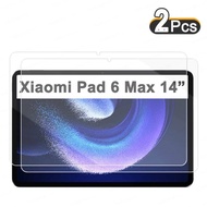 Xiaomi Pad6 Pad6Pro Pad6SPro Pad6Max 2Pcs 400D HD Clear Tempered Glass Film For Xiaomi Pad 6S 6 Pro Max 11 12.4 14 inch Anti Blue Light Explosion-proof Tablet Screen Protector