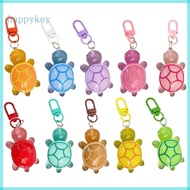 HAP Trendy Glowing Turtles Keychains 10 Unique Vibranting Color Practical Fashion Accessory for Home