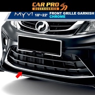 HC CARGO MYVI FRONT BUMPER CHROME GANISH skirt GEAR UP ACCESSORIES 2018 2019 2020 2021